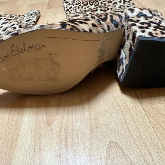 New Sam Edelman leopard boots ๐ - Picture 6 of 14